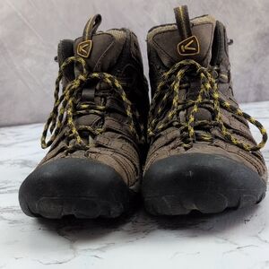 Keen Tan Hiking Boots with Black Soles